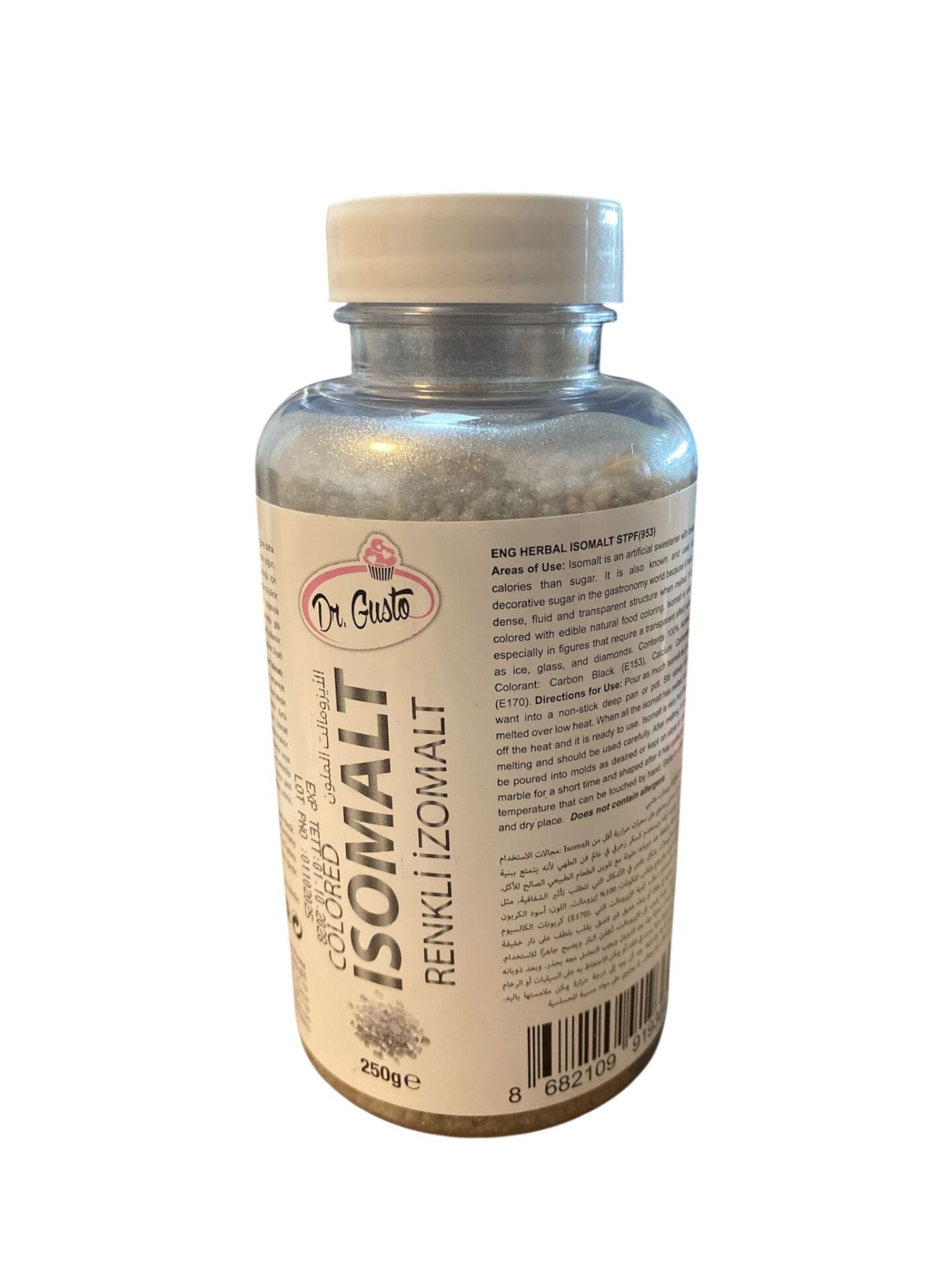 DR.GUSTO RENKLİ ISOMALT 250 GR GÜMÜŞ