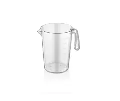 Plastik Ölçü Kabı Karaf - 1 Lt