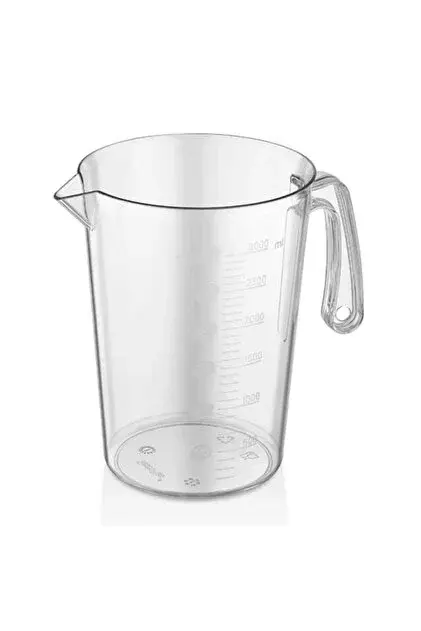 Plastik Ölçü Kabı Karaf - 2 Lt