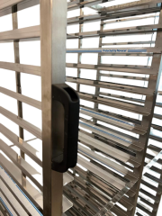 Tepsi Taşıma Arabası İkili Paslanmaz 40x60 cm