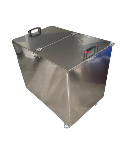 Un Şeker Taşıma Arabası İkili Paslanmaz 80+80 Lt.