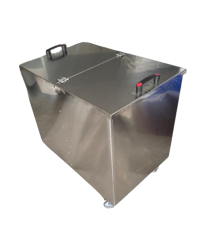 Un Şeker Taşıma Arabası İkili Paslanmaz 80+80 Lt.