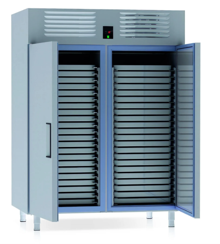 Patiseri Hamur Buzdolabı 40x60 cm İki Kapı 44 Tepsi +4 Derece