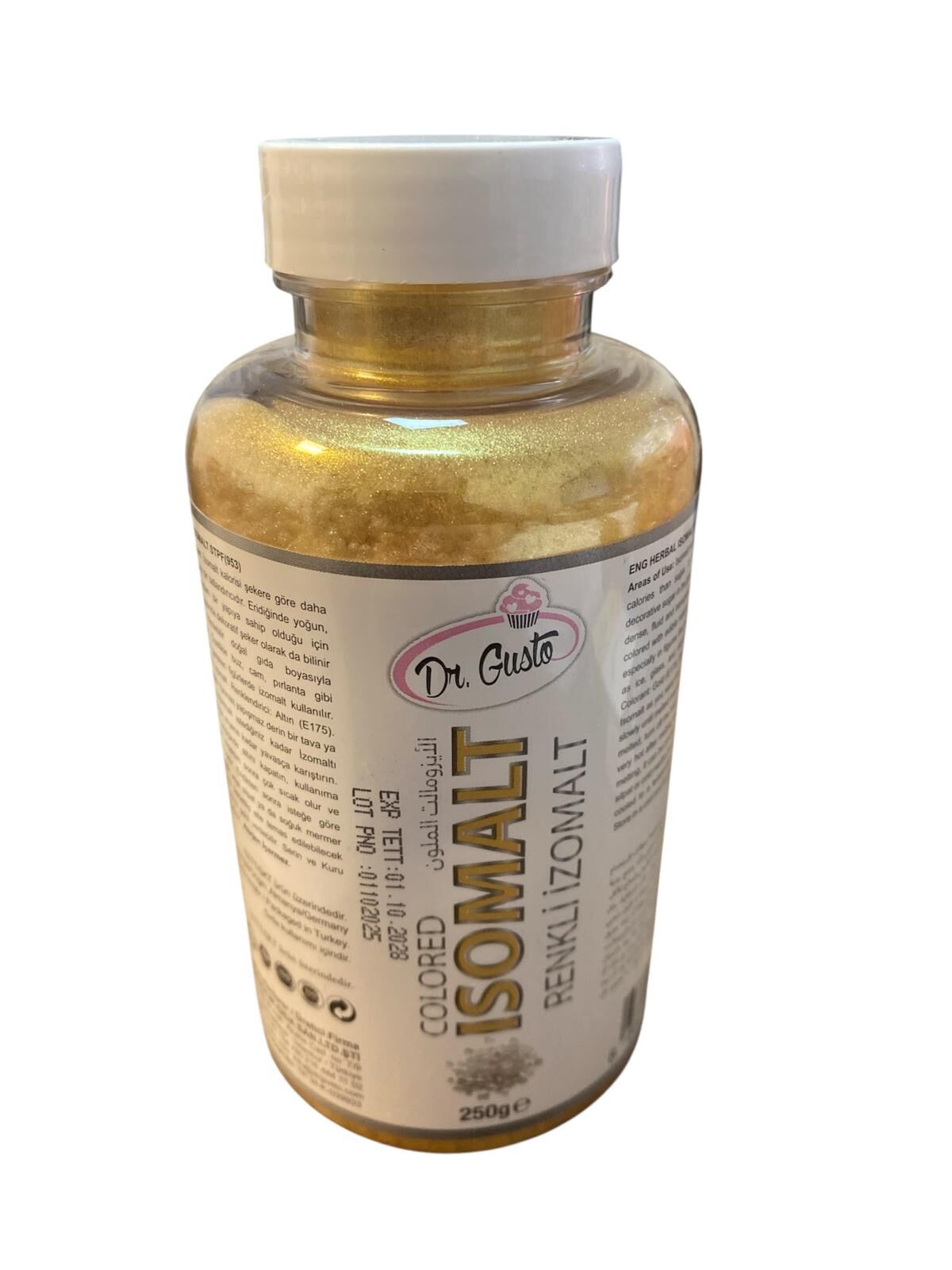 DR.GUSTO RENKLİ ISOMALT 250 GR ALTIN