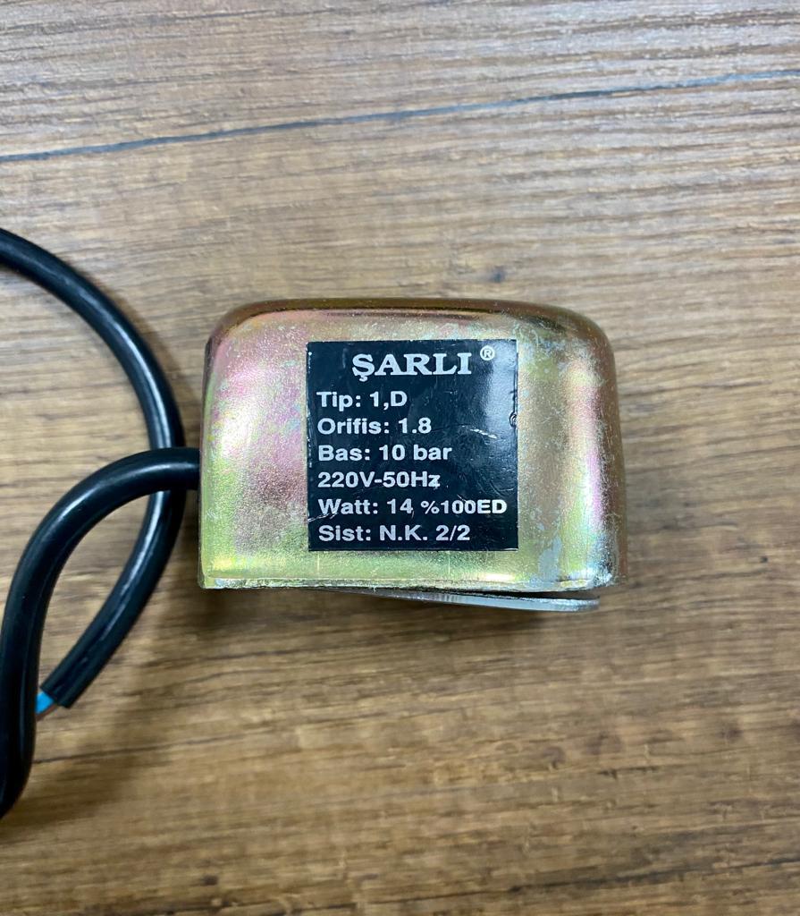 Şarlı Selenoid Valf 1/4 (Hava-Su) 220V