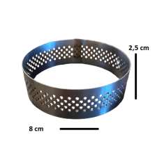 Pasta Çemberi Pandispanya Delikli 2,5x8 cm