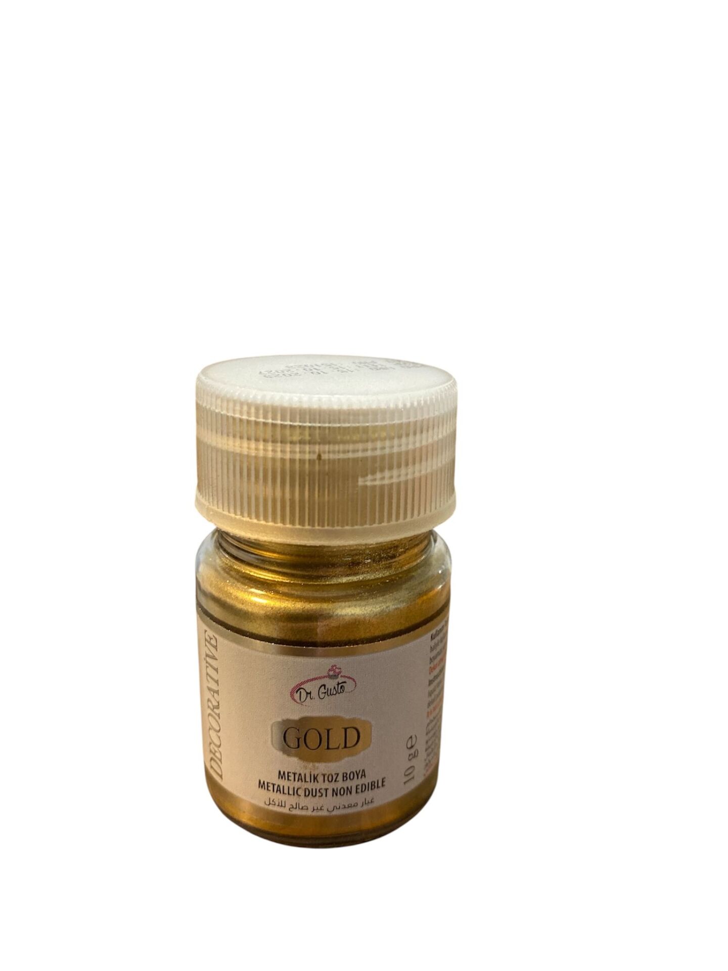 DR.GUSTO METALİK TOZ BOYA 10 GR GOLD