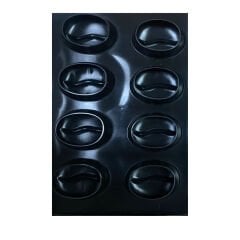Silikon Pasta & Kek Kalıbı 8 Gözlü Kahve Çekirdeği