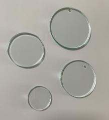 Yuvarlak Isı Cam  Ø 4 cm x 4 mm