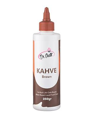 Su Bazlı Likit Gıda Boyası Kahve 250 ML