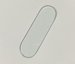 Oval Kesim Isı Cam - 12x 3,5cm-5mm