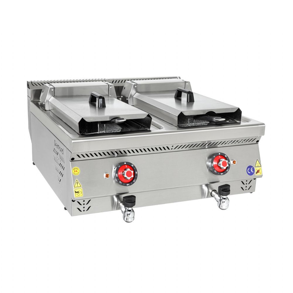 Fritöz Set Üstü 12+12 Litre Elektirikli Fritöz