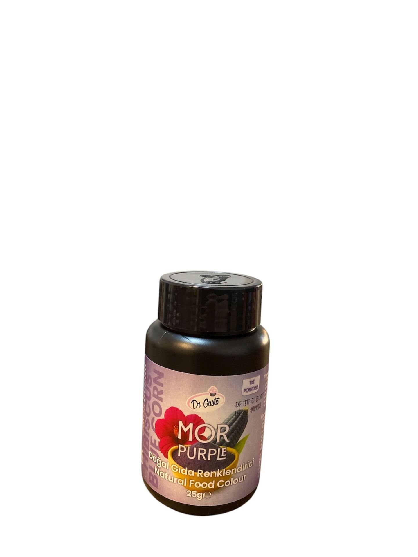 DR.GUSTO DOĞAL TOZ GIDA BOYASI MOR 25 GR