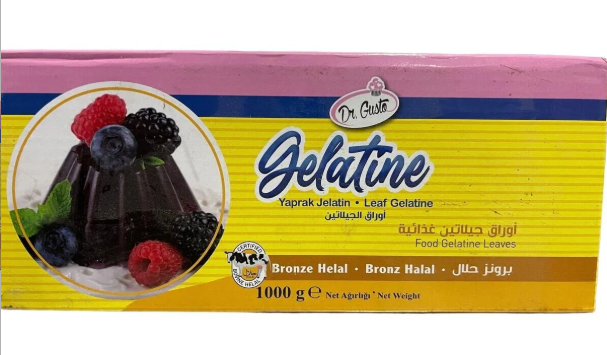 Dr.Gusto Yaprak Jelatin 1000 Gr.