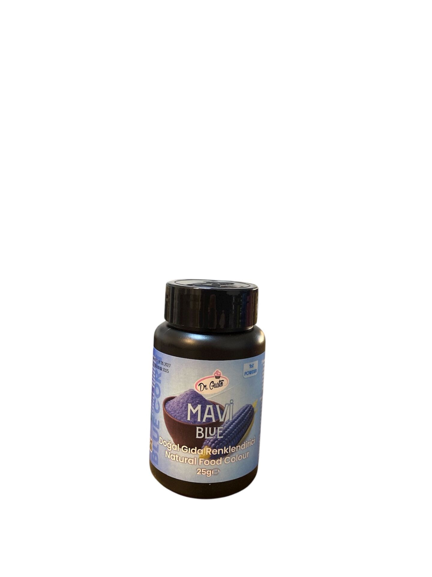 DR.GUSTO DOĞAL TOZ GIDA BOYASI MAVİ 25 GR