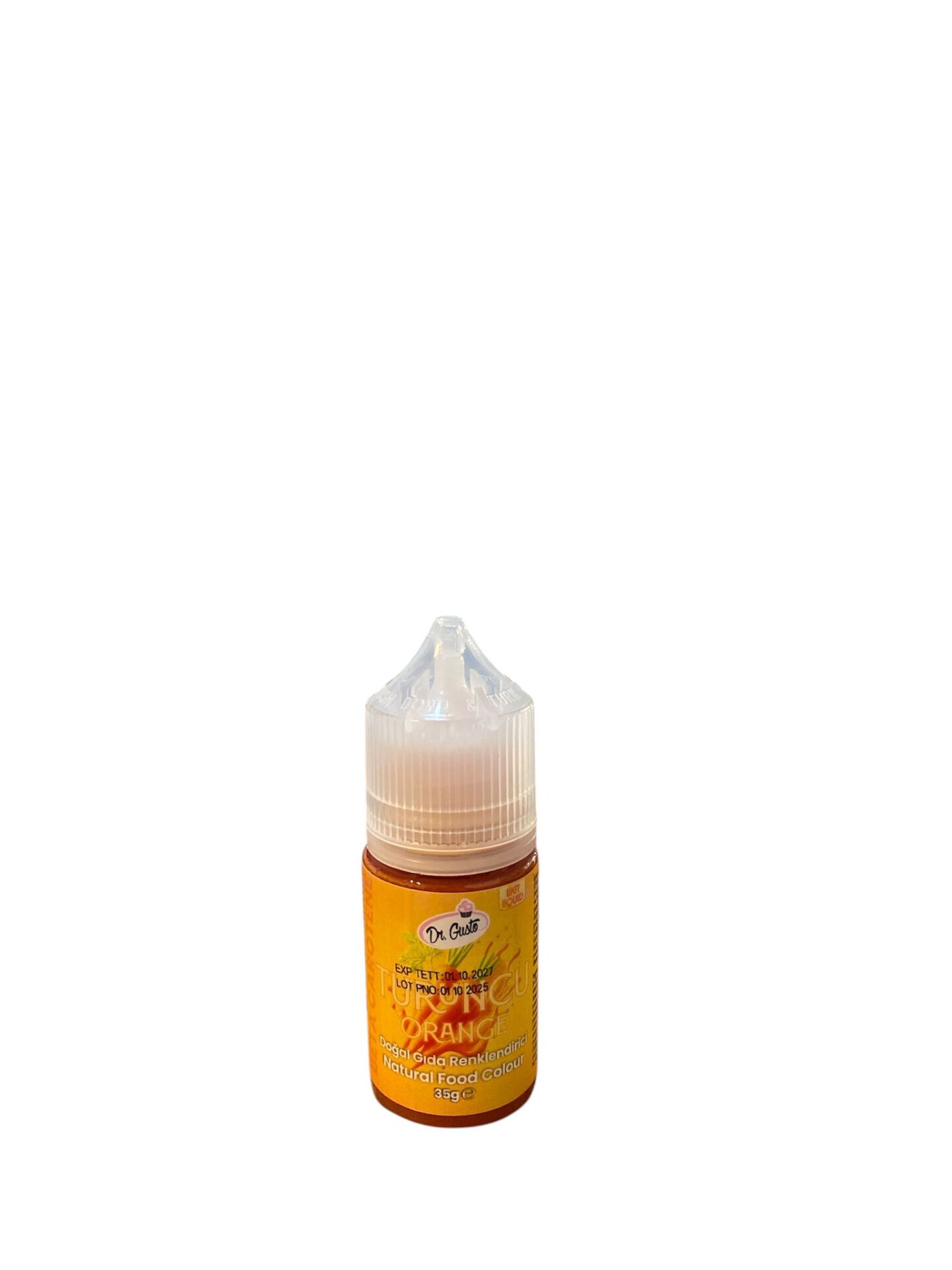 DR GUSTO DOĞAL LİKİT GIDA RENKLENDİRİCİSİ 35 GR TURUNCU