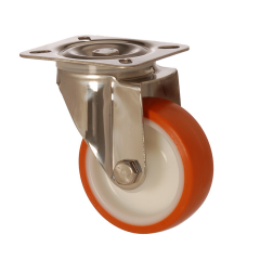 Maşalı Poliüretan Dönerli Tekerlek (100x35)