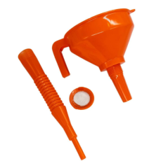 Plastik Spiralli Borulu Huni Süzgeçli 1,2 LT