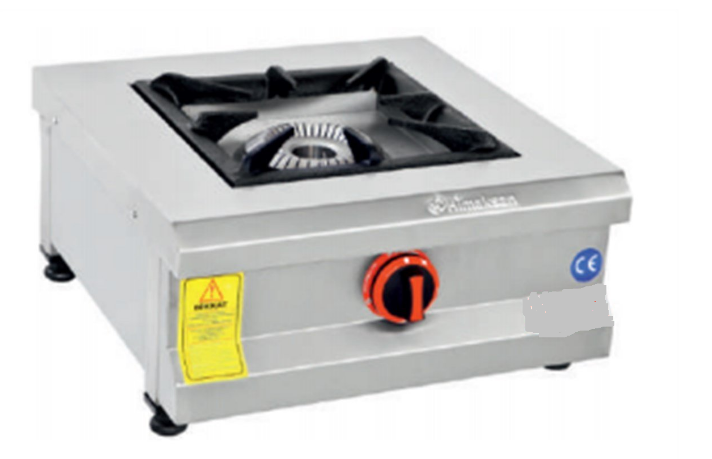 Tekli Ocak Set Üstü Profesyonel Gazlı ve Lpg'li 50x50x25